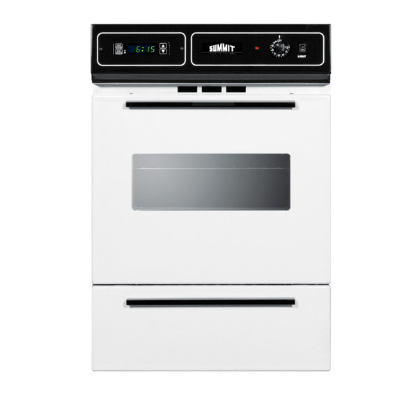 Summit Appliance 24" 2.92 Cubic Feet Gas Wall Oven & Reviews Wayfair